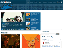 Tablet Screenshot of newsarama.com